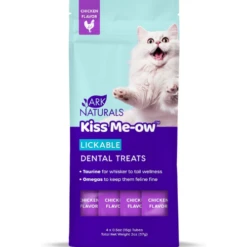 Ark Naturals Cat Dental Lickable Kiss ME-OW Chicken Cat Treats 2 Oz