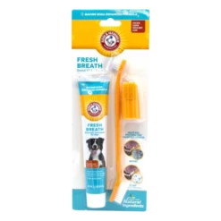 Arm & Hammer Fresh Breath Chicken Flavored Enzymatic Dog Dental Kit
