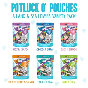 Weruva BFF OMG Potluck O' Pouches Variety Pack Canned Cat Food 6 Weruva BFF OMG Potluck O' Pouches Variety Pack Canned Cat Food - Image 4