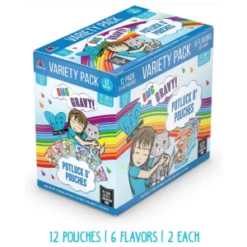 Weruva BFF OMG Potluck O' Pouches Variety Pack Canned Cat Food 10 Weruva BFF OMG Potluck O' Pouches Variety Pack Canned Cat Food -Mutts And Co-us BFFOMGPotO LuckVarietyPackCannedCatFoodPouches 4