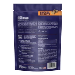 Dr. Gary's Holistic Best Breed Chicken Biscuits Dog Treats -Mutts And Co-us BackDr.Gary sBestBreedChickenBiscuitsDogTreats