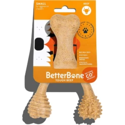 BetterBone Hard Density All-Natural Dog Toy Beef