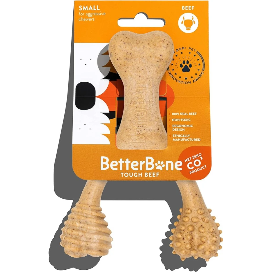 BetterBone Hard Density All-Natural Dog Toy Beef 3 BetterBone Hard Density All-Natural Dog Toy Beef