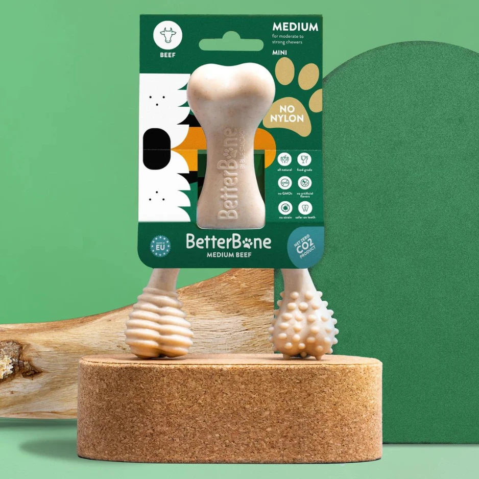 BetterBone Medium Density All-Natural Dog Toy Beef 3 BetterBone Medium Density All-Natural Dog Toy Beef