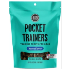 Bixbi Pocket Trainers Bacon Dog Treats 6oz