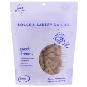 Bocce's Bakery Dailies Sweet Dreams Bananas & Honey Soft & Chewy Treats For Dogs 3 Bocce's Bakery Dailies Sweet Dreams Bananas & Honey Soft & Chewy Treats For Dogs