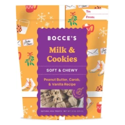 Bocce's Bakery Milk & Cookies Soft & Chewy Dog Treats 6 Oz
