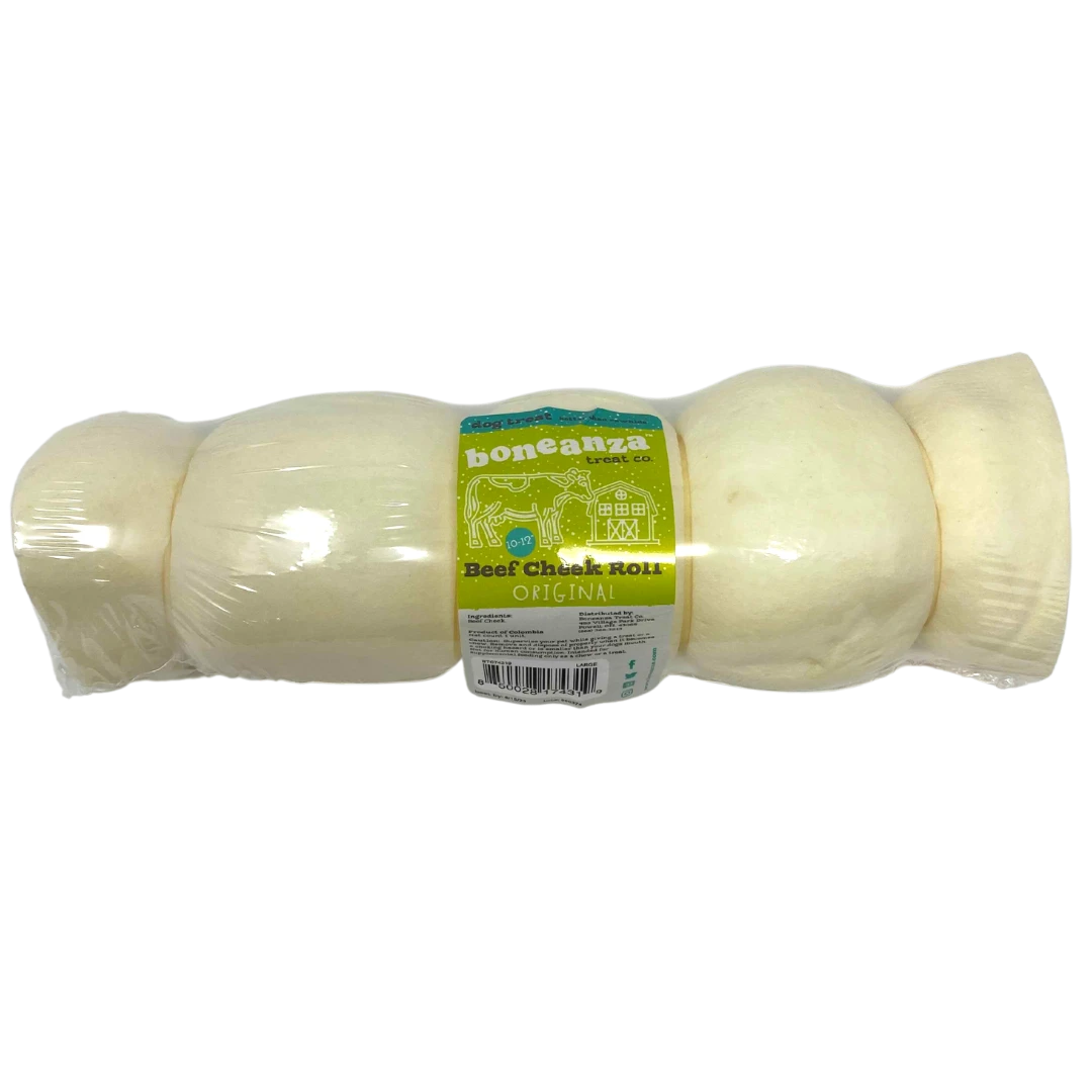 Boneanza Treat Co. Beef Cheek Roll Original Dog Treats 3 Boneanza Treat Co. Beef Cheek Roll Original Dog Treats