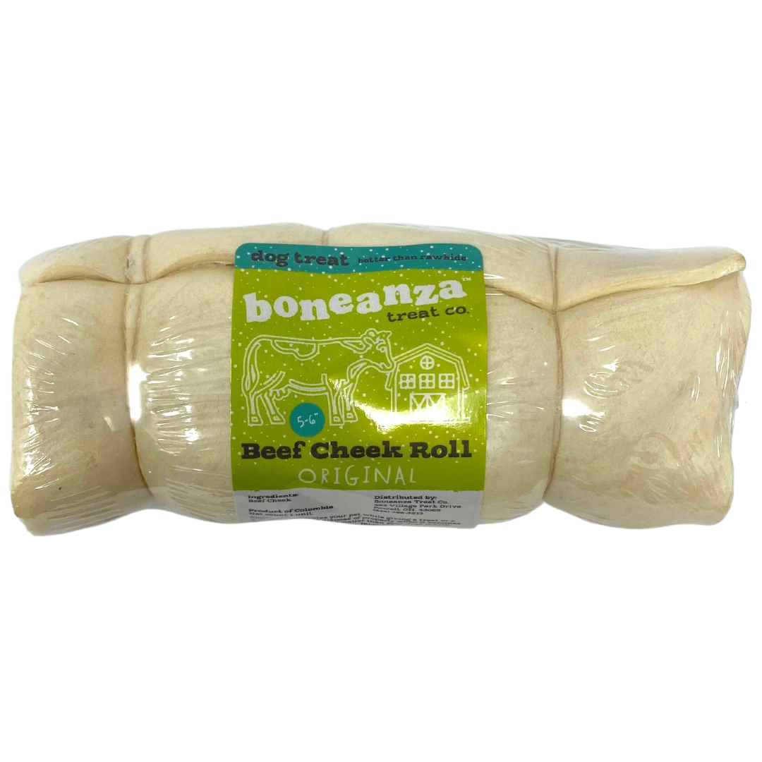 Boneanza Treat Co. Beef Cheek Roll Original Dog Treats 4 Boneanza Treat Co. Beef Cheek Roll Original Dog Treats - Image 2