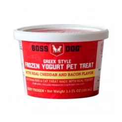 Boss Dog Frozen Greek Yogurt Bacon & Cheddar -Mutts And Co-us BossDogFrozenGreekYogurtBacon CheddarSingleUnit 1