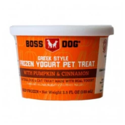Boss Dog Frozen Greek Yogurt Pumpkin & Cinnamon -Mutts And Co-us BossDogFrozenGreekYogurtPumpkin CinnamonSingle