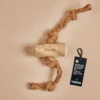 Canophera Coffee Wood & Coconut Rope Dog Chew -Mutts And Co-us CanopheraCoffeeWood CoconutRopeDogChew