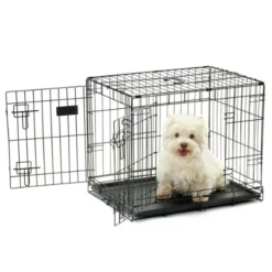 Carlson Pet Products Double Door Dog Crate Black 17 Carlson Pet Products Double Door Dog Crate Black -Mutts And Co-us CarlsonPetProductsDoubleDoorDogCrateBlack