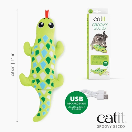 Catit Groovy Gecko Catnip Cat Toy 6 Catit Groovy Gecko Catnip Cat Toy - Image 4