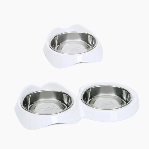 Catit PIXI Cat Feeding Dish White 3 Catit PIXI Cat Feeding Dish White