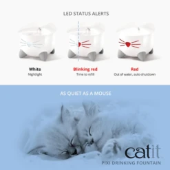 Catit PIXI Cat Stainless Steel Water Fountain 11 Catit PIXI Cat Stainless Steel Water Fountain -Mutts And Co-us CatitPIXICatWaterFountain2 bf90fc40 ba65 49f9 a5c1 a7d3e90b1da7