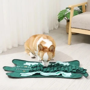 Cheerhunting Snuffy Crocodile Interactive Snuffle Feeding Mat For Dogs 6 Cheerhunting Snuffy Crocodile Interactive Snuffle Feeding Mat For Dogs - Image 4