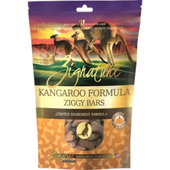 Zignature Ziggy Bars Kangaroo Formula Crunchy Dog Treats 12oz