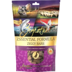 Zignature Ziggy Bars Zessential Formula Crunchy Dog Treats 12oz