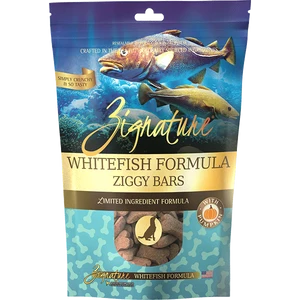 Zignature Ziggy Bars Whitefish Formula Crunchy Dog Treats 12oz 3 Zignature Ziggy Bars Whitefish Formula Crunchy Dog Treats 12oz