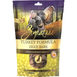 Zignature Ziggy Bars Turkey Formula Crunchy Dog Treats 12oz