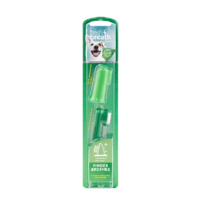 Tropiclean Fresh Breath Finger Toothbrush 2 Piece 3 Tropiclean Fresh Breath Finger Toothbrush 2 Piece