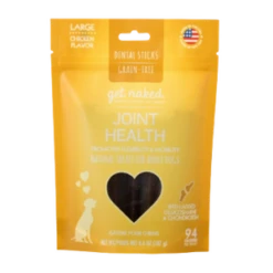 NPIC Get Naked Joint Health Dental Chew Sticks Dog Treats