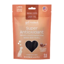 NPIC Get Naked Super Antioxidant Dental Chew Sticks Dog Treats
