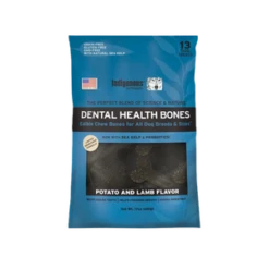 Indigenous Potato & Lamb Grain-Free Dental Dog Treats, Original 13ct
