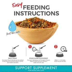 Grandma Lucy's Pumpkin Pouch Skin & Coat For Dog And Cat 6oz Bag 4 Grandma Lucy's Pumpkin Pouch Skin & Coat For Dog And Cat 6oz Bag - Image 2