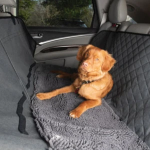 Dog Gone Smart 3-in-1 Car Seat Cover And Hammock Cool Grey 4 Dog Gone Smart 3-in-1 Car Seat Cover And Hammock Cool Grey - Image 2