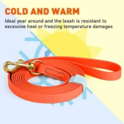 Dogline Viper Biothane Long Line Black, 5/8" 11 Dogline Viper Biothane Long Line Black, 5/8" -Mutts And Co-us DoglineViperBiothaneLongLineBlack 58