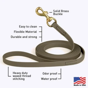 Dogline Viper Biothane Long Line Black, 5/8" 4 Dogline Viper Biothane Long Line Black, 5/8" - Image 2