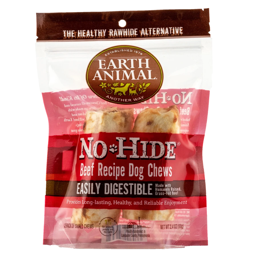 Earth Animal No-Hide Beef Chew 2PK 3 Earth Animal No-Hide Beef Chew 2PK