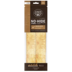 Earth Animal No-Hide Venison Chew Strip 4 Count