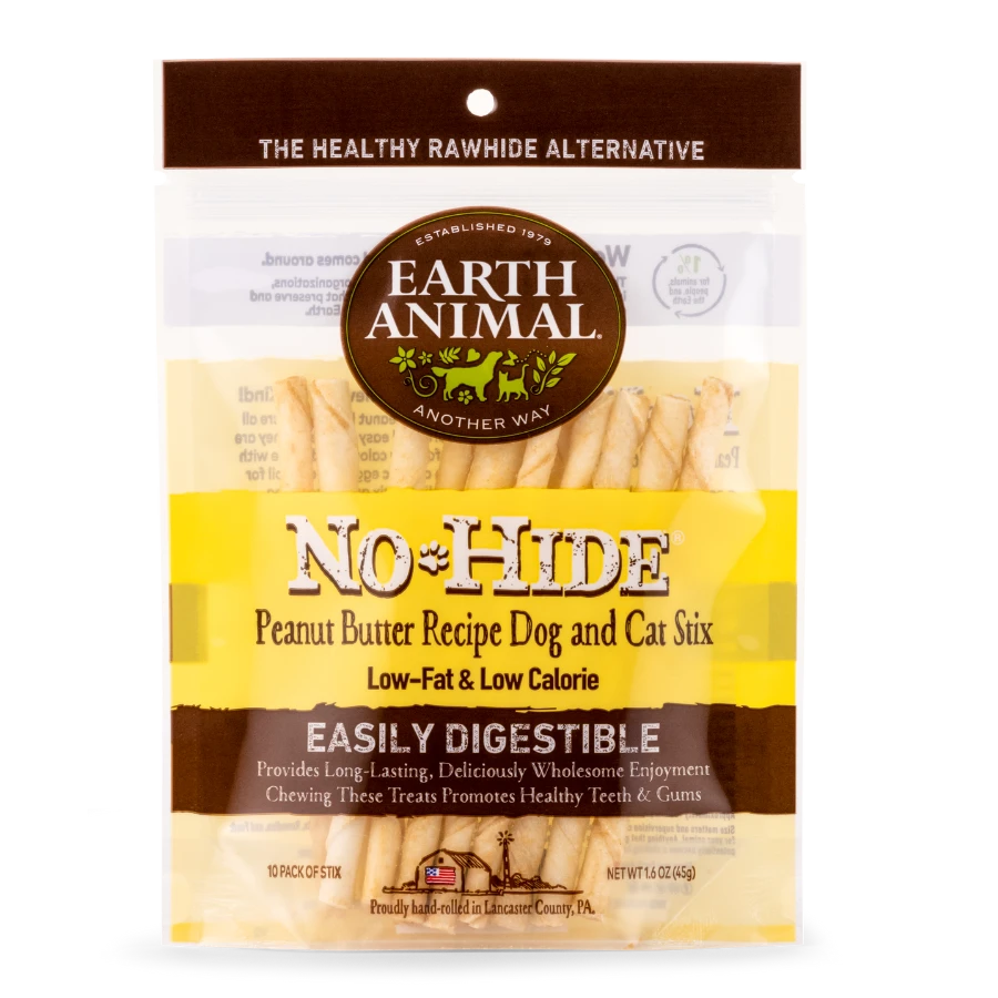 Earth Animal No Hide Peanut Butter Stix Dog Treats 10pk 3 Earth Animal No Hide Peanut Butter Stix Dog Treats 10pk