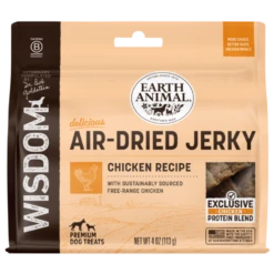 Earth Animal Wisdom Air-Dried Jerky For Dogs Chicken