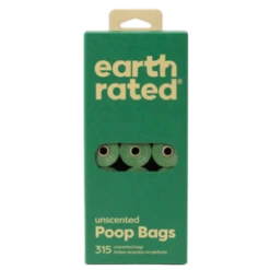 Earth Rated PoopBags Refill Pack 21 Rolls, 315ct Unscented