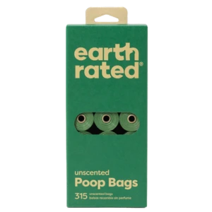 Earth Rated PoopBags Refill Pack 21 Rolls, 315ct Unscented 3 Earth Rated PoopBags Refill Pack 21 Rolls, 315ct Unscented