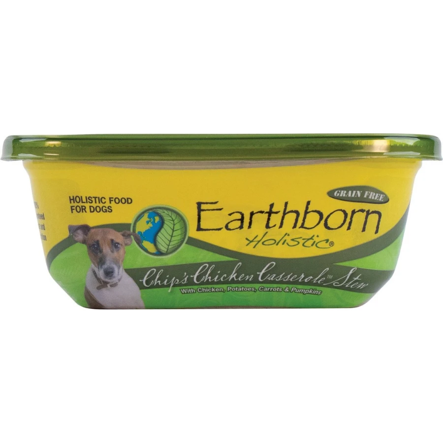 Earthborn Holistic Chip's Chicken Casserole Stew Grain-Free Natural Moist Dog Food, 9-oz 3 Earthborn Holistic Chip's Chicken Casserole Stew Grain-Free Natural Moist Dog Food, 9-oz