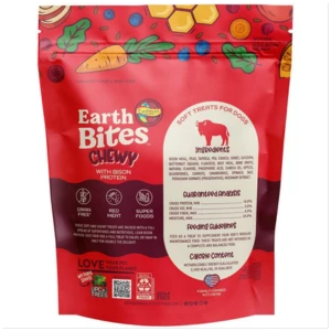 Earthborn Holistic Grain Free EarthBites Bison Soft & Chewy Treats For Dogs 7oz 4 Earthborn Holistic Grain Free EarthBites Bison Soft & Chewy Treats For Dogs 7oz - Image 2