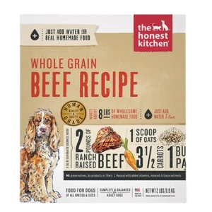 The Honest Kitchen Whole Grain Beef Recipe Dehydrated Dog Food 3 The Honest Kitchen Whole Grain Beef Recipe Dehydrated Dog Food