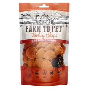 Farm To Pet Turkey Chips Dog Treats 3 Farm To Pet Turkey Chips Dog Treats