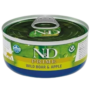 Farmina N&D Prime Grain-Free Boar & Apple Formula Canned Cat Food, 2.5-oz 3 Farmina N&D Prime Grain-Free Boar & Apple Formula Canned Cat Food, 2.5-oz