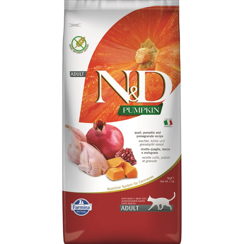 Farmina N&D Pumpkin Quail & Pomegranate Grain-Free Formula Dry Cat Food 4 Farmina N&D Pumpkin Quail & Pomegranate Grain-Free Formula Dry Cat Food - Image 2