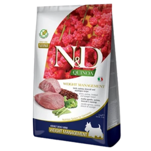 Farmina N&D Quinoa Functional Canine Weight Management Lamb Mini Adult Dry Dog Food 3 Farmina N&D Quinoa Functional Canine Weight Management Lamb Mini Adult Dry Dog Food
