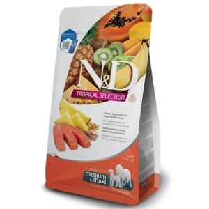 Farmina N&D Spelt, Oats And Tropical Fruit Selection Salmon Medium / Maxi Adult Dog Food 3 Farmina N&D Spelt, Oats And Tropical Fruit Selection Salmon Medium / Maxi Adult Dog Food