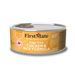 FirstMate Cage Free Chicken & Rice Formula Canned Cat Food