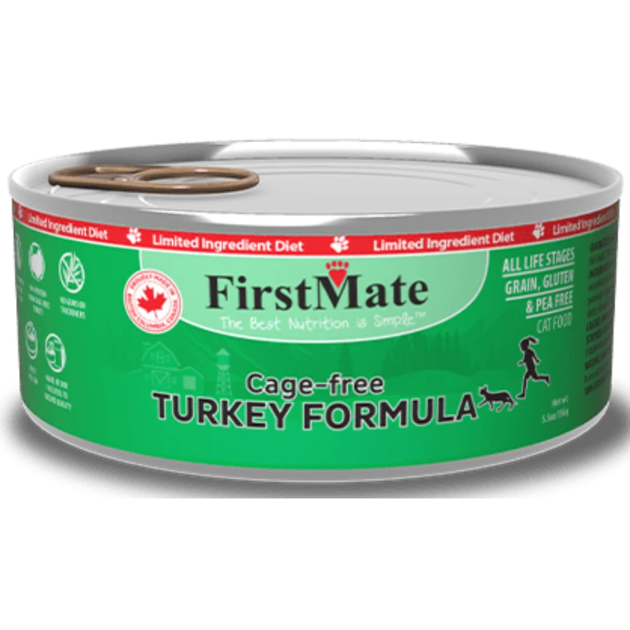 FirstMate LID Turkey Formula Grain-Free Canned Cat Food 3 FirstMate LID Turkey Formula Grain-Free Canned Cat Food