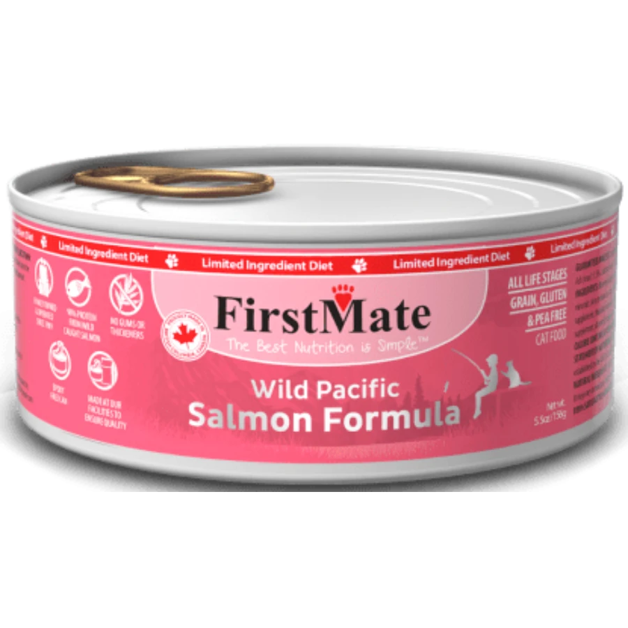 FirstMate Salmon Formula Limited Ingredient Grain-Free Canned Cat Food 3 FirstMate Salmon Formula Limited Ingredient Grain-Free Canned Cat Food